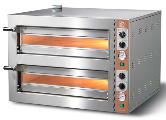 Піч для піци 2 х 620х620 мм Cuppone TZ430/2M