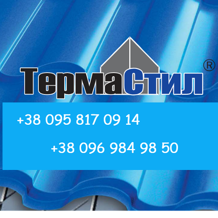 Коник Термастил — Планка ковзана напівкругла 0.45 мм глянець Китай, фото 1