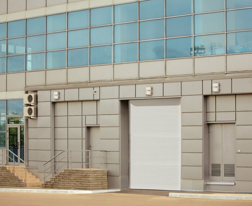 Гаражні ролетні ворота Alutech, 3500х3000, профіль AG/77 з вбудованим монтажем