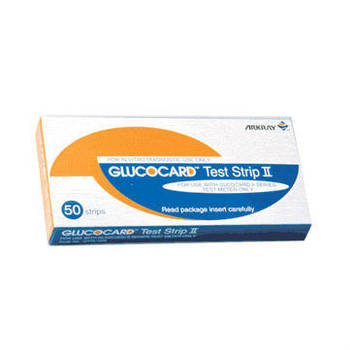 Тест смужки Glucocard II — Глювокард 25 шт.