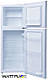 Холодильник (138 л) Grunhelm GRW-138DD двокамерний, верхня морозильна камера 84069, фото 8