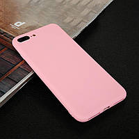 Чохол для Apple Iphone 7 Plus силікон soft touch бампер світло-рожевий