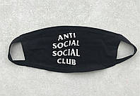 Маска на лицо Anti Social Social Club черная