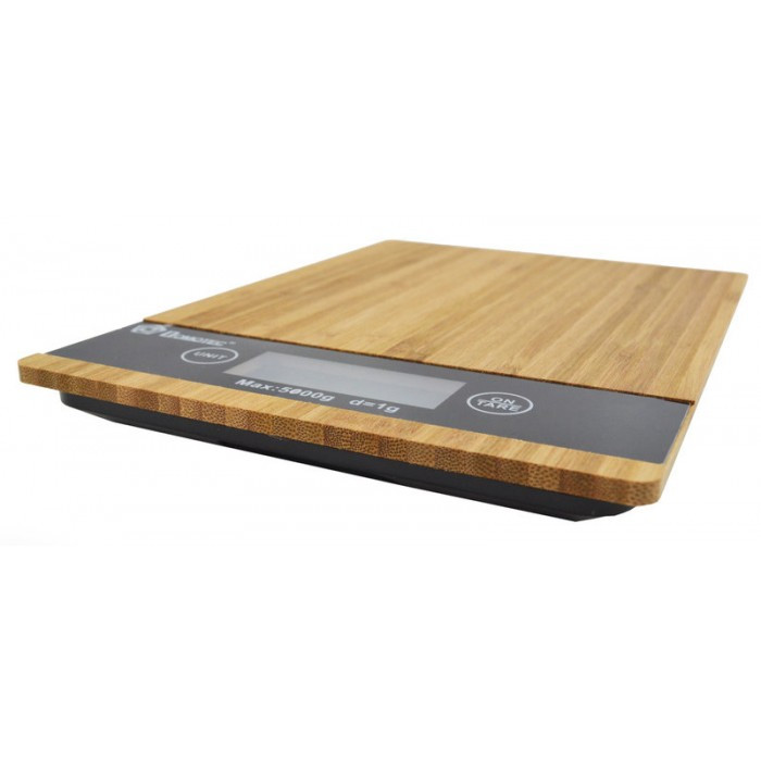 Электронные кухонные деревянные весы на 5 кг Domotec MS-A - фото 3 - id-p886060396