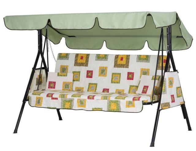 Качели Дача (Бязь Абстракция на белом фоне) Качели Дача (Бязь Абстракция на белом фоне)