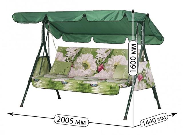 Качели Дача (Бязь Ромашка) фото 4 Качели Дача (Бязь Ромашка) фото 4