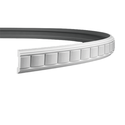 Молдинг стіновий гнучкий Evroplast 1.51.309 Flex (7,4х2,1)см, довжина 2м