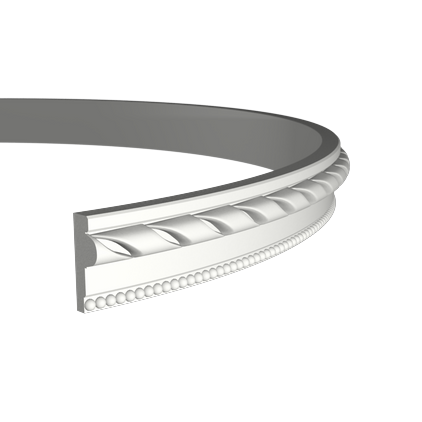 Молдинг стіновий гнучкий Evroplast 1.51.314 Flex (6,6х1,8)см, довжина 2м