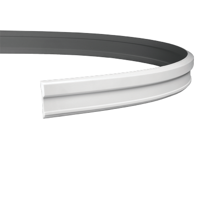 Молдинг стіновий гнучкий Evroplast 1.51.344 Flex (9х1,8)см, довжина 2м