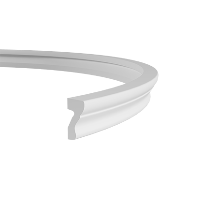Молдинг стіновий гнучкий Evroplast 1.51.346 Flex (3,4х1,6)см, довжина 2м