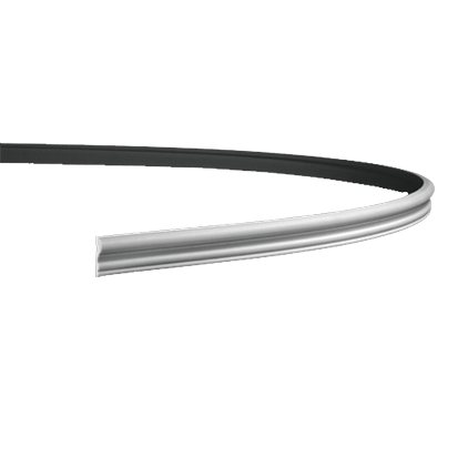 Молдинг стіновий гнучкий Evroplast 1.51.400 Flex (4,4х1,6)см, довжина 2м