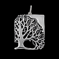 Срібний підвіс Дерево