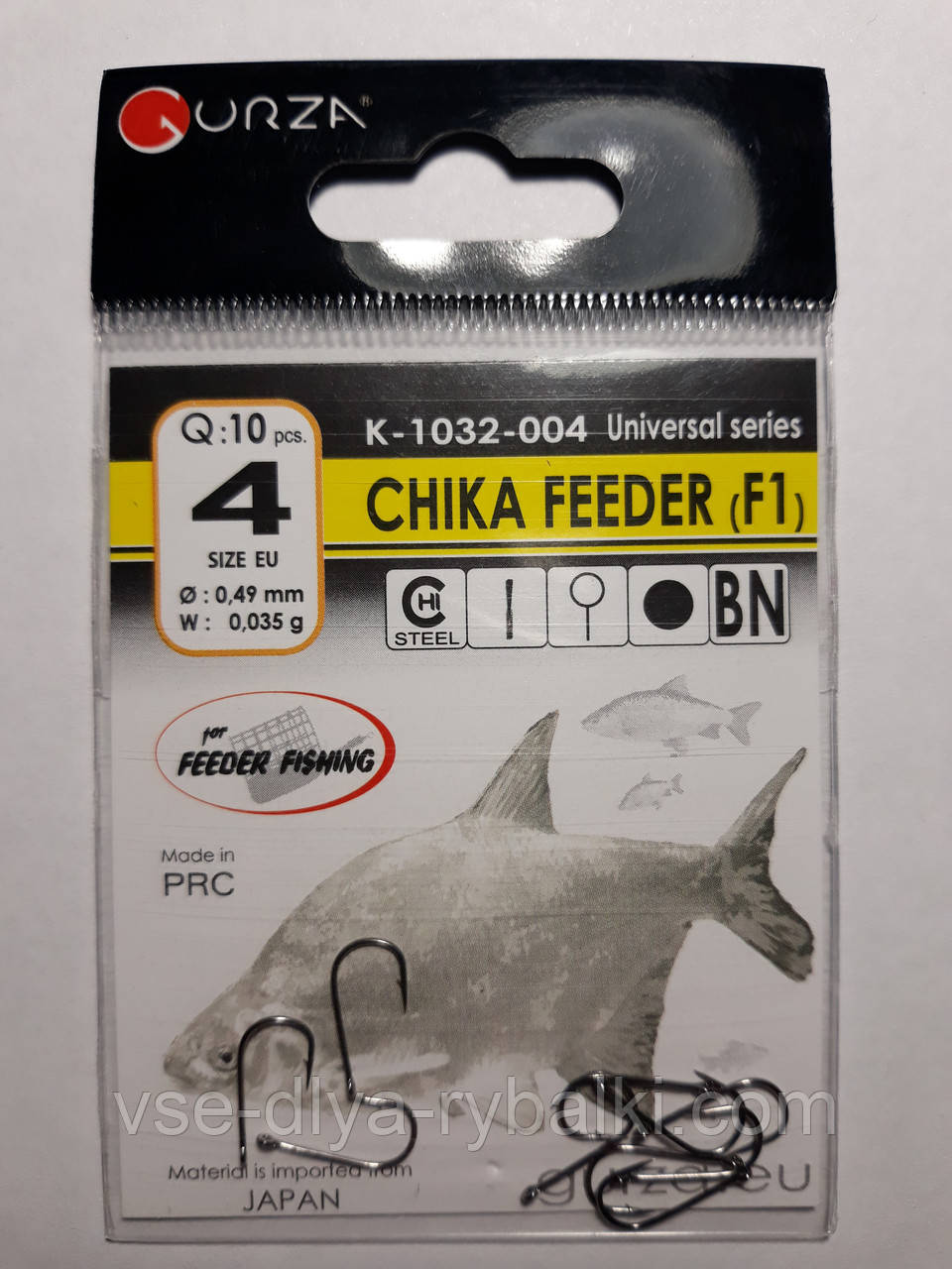 Гачки Gurza chika feeder № 4
