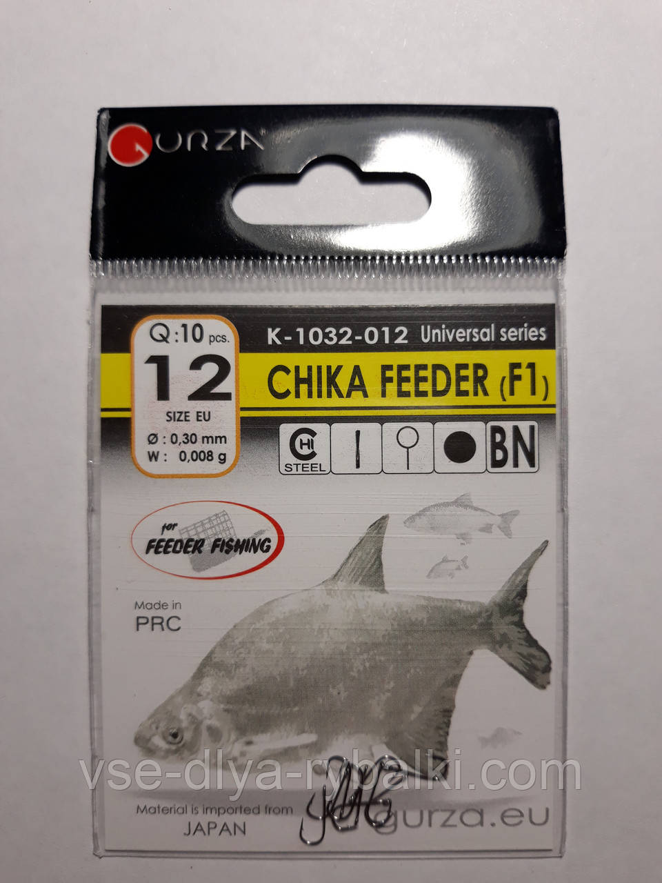 Гачки Gurza chika feeder № 12