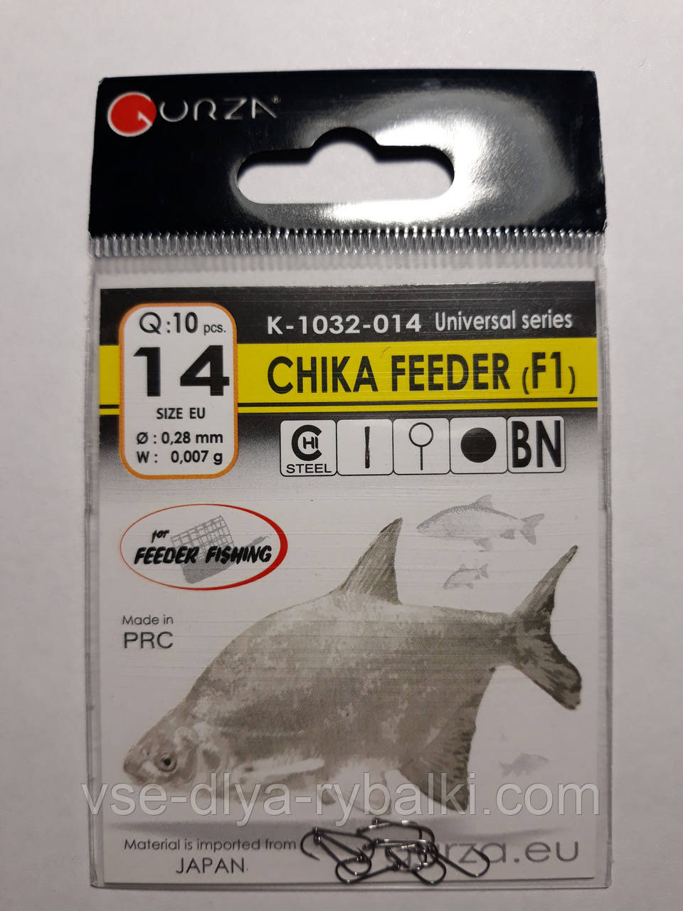 Гачки Gurza chika feeder № 14