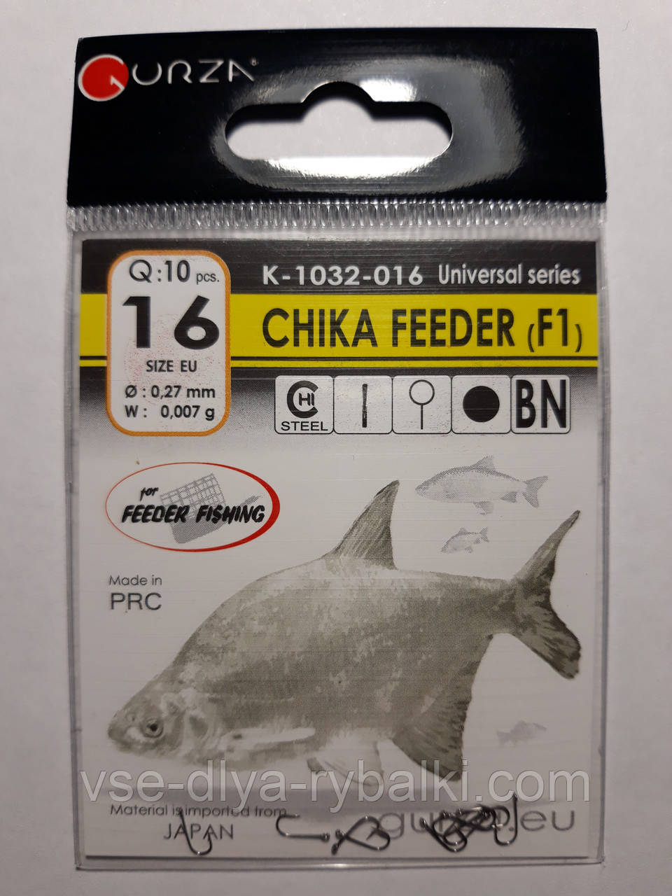 Гачки Gurza chika feeder № 16
