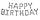Фольговані кулі літери "Happy Birthday". Колір: Срібло. Розмiр:16"(40см.), фото 2