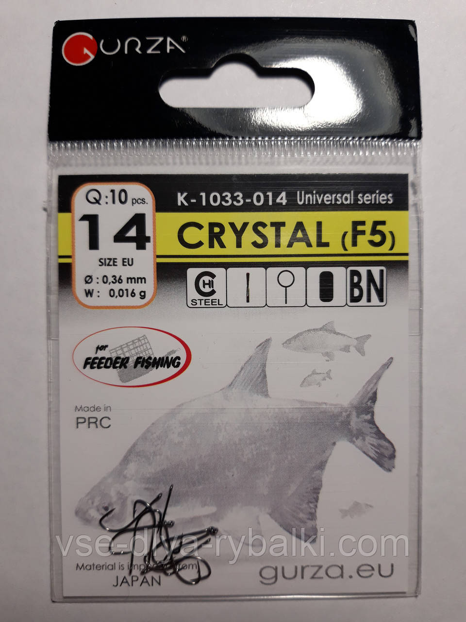 Гачки Gurza crystal f5 № 14