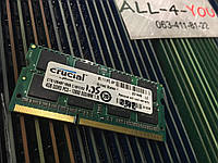 Оперативна пам`ять CRUCIAL DDR3 4GB 1.35V 2Rx8 SO-DIMM PC3 12800S 1600mHz Intel/AMD