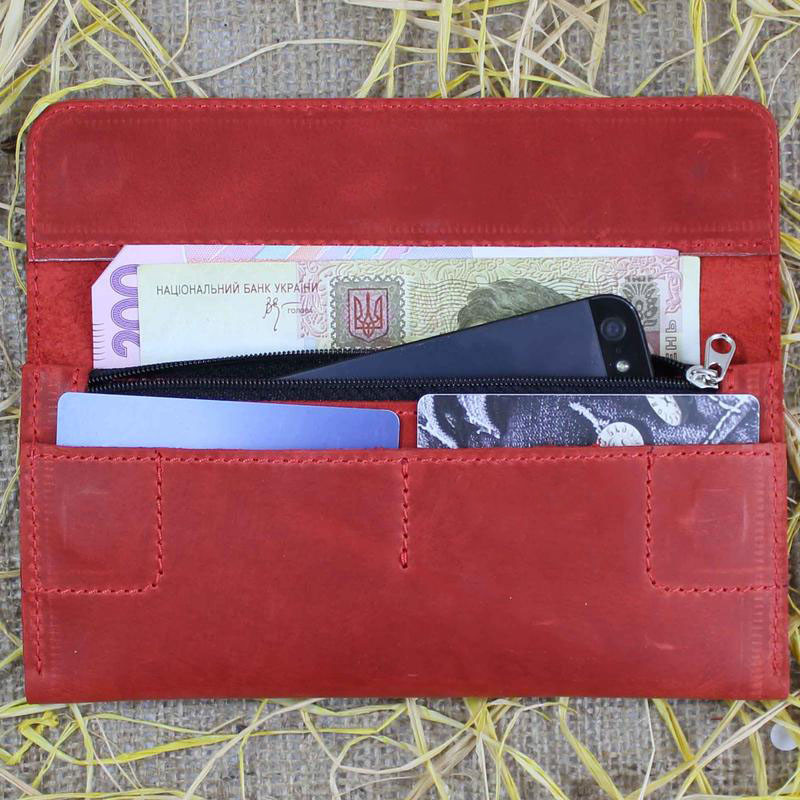 Гаманець гаманець жіночий портмоне "Jam" ручної роботи, натуральна шкіра, на кнопці