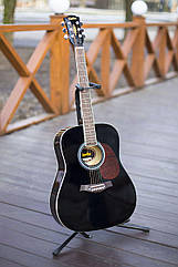 Гітара акустична Equites Eq-08 BK, глянцева