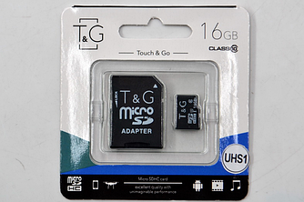 Карта пам'яті MicroSD TG 16 Gb (Class 10)