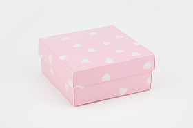 Коробочка "Для біжутерії" М0018-о17 рожева, розмір: 70*70*30 мм