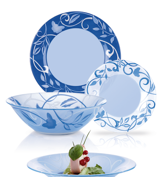 Plenitude Blue Сервіз столовий 19 пр. Luminarc N4783