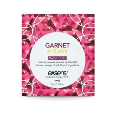 Чуттєва масажна олія з гранатом EXSENS Garnet Argan, 3 мл.