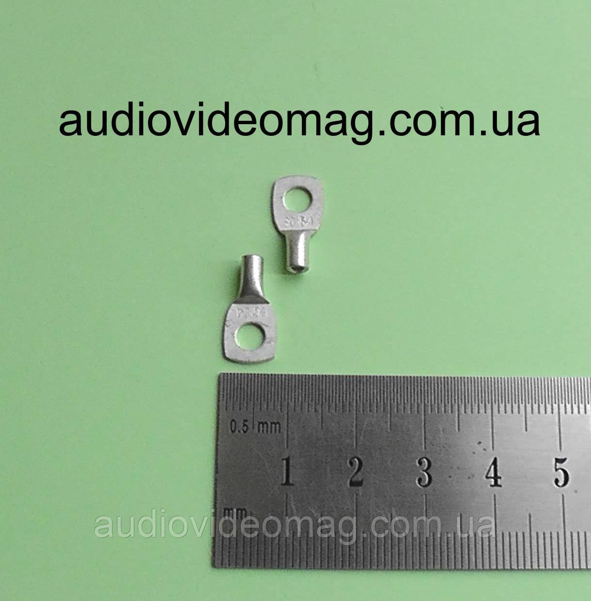 Наконечник кабельний SC 1.5 / 4 мм, мідний, луджений, під опресовування, фото 1