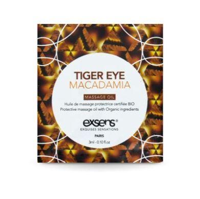 Захисна масажна олія з тигровим оком EXSENS Tiger Eye Macadamia, 3 мл.