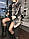 Довга хутряна шуба жилетка Ніка з штучного еко - хутра чорнобурки L, XL, фото 2