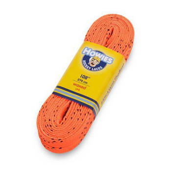 Шнурки хокейні Howies Laces Waxed Помаранчеві