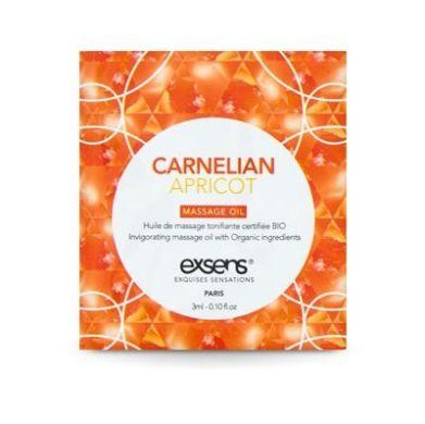 Підбадьорлива масажна олія із сердоликом EXSENS Carnelian Apricot, 3 мл.