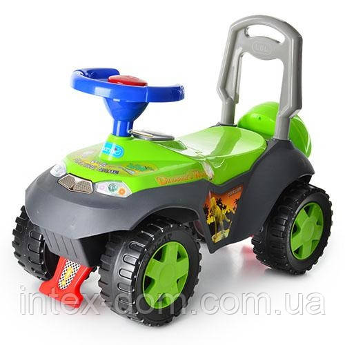 Дитячий толокар-каталка Bambi M 0532-4 з гудком (зелений)