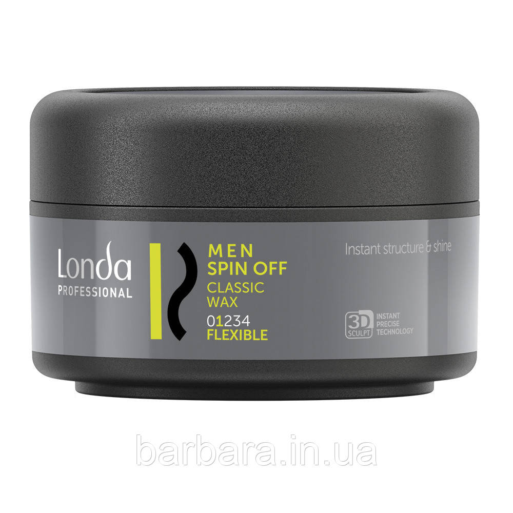 Класичний Віск для волосся нормальної фіксації Londa Spin Off (75ml)