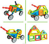 Магнітний конструктор 7211B-3 76 деталей, фото 2