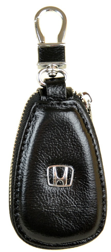 Ключниця шкіряна авто Honda F633 Black Шкіряна ключниця гуртом і в роздріб Одеса 7км