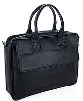 Чоловічий портфель 7404 чорний.  Пошиття сумок під замовлення