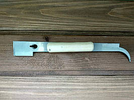 Стамеска пасічна-гвоздодер «Козиняча ніжка» (Американка) з дерев'яною ручкою