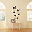 Вінілові наклейки Метелики набір на стіну самоклеючі метелики, метелики (декоративна плівка оракал) матова, фото 6