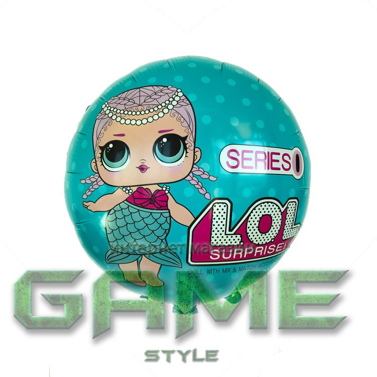 Куля повітряна LOL Surprise фольгований круглий, фото 1