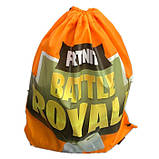 Рюкзак легкий "Fortnite" помаранчевий для змінного взуття та одягу, фото 2