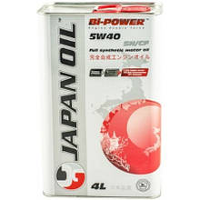BI-POWER 5W40 4L SM/CF МАСЛО СИНТЕТИЧНЕ МОТОРНЕ JAPAN OIL