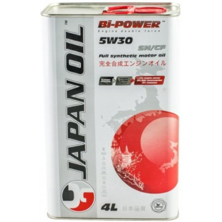 BI-POWER 5W30 4L SN/CF МАСЛО СИНТЕТИЧНЕ МОТОРНЕ JAPAN OIL