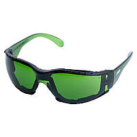 Очки защитные c обтюратором Zoom anti-scratch, anti-fog (зеленые) Sigma 9410881