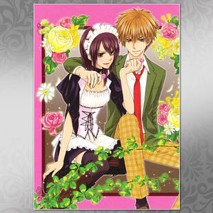 Плакат А4  Аніме Class President Is A Maid 001