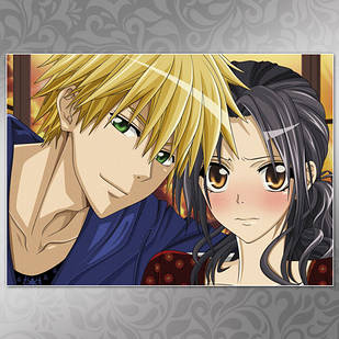 Плакат А4  Аніме Class President Is A Maid 003