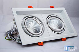 Світлодіодний світильник карданний Feron AL202 2хСОВ 20W 4000K