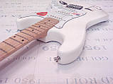 Електрогітара Fender Stratocaster Arctic White China, фото 4